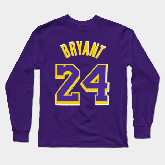 Kobe Bryant Jersey Number Legendary - Bryant Lakers - Long Sleeve ... Kobe Bryant Jersey Number Legendary - Bryant Lakers - Long Sleeve ...